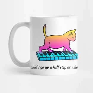 Music Theory Cat Mug